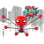 Muñeco Trepador Pegajoso Spiderman Stitch Wall Walkier Niños - comprar online
