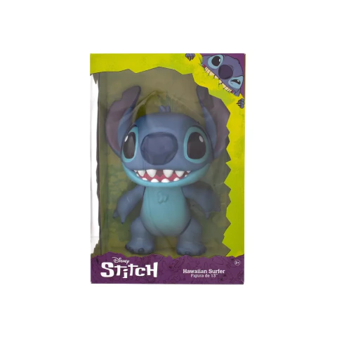 Juguete Muñeco Gigante Disney Stitch 33cm Hawaiian Surfer Articulado Original Coleccionable