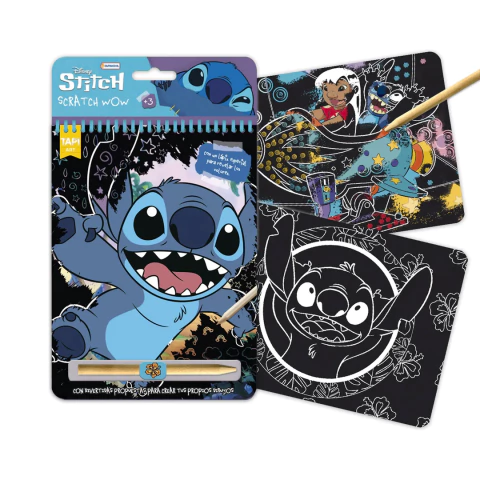 Scratch Wow Lapiz Magico Para Colorear Dibujos Stitch - comprar online