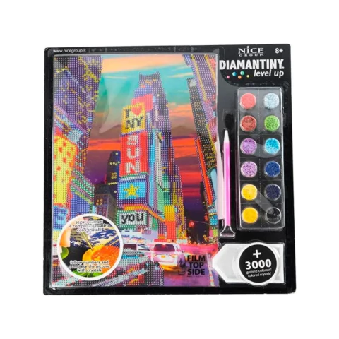 Diamantiny Set Decora Con Diamantes +3000 Gemas Nicegroup - Jugueterias Santa Claus