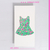 Vestido de morley estampado