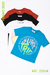 Remera manga corta con estampa en internet