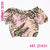 Blusa de fibrana estampada