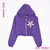 Campera corta con aplique