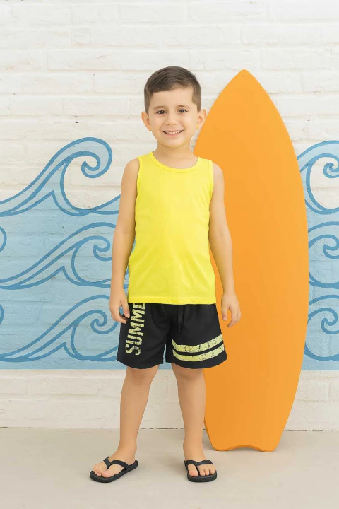 Short de baño estampado - comprar online