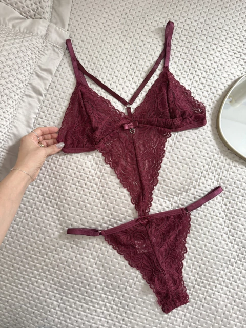 Body Ametista Vinho