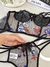 Imagem do Corset Tatá Preto com Azul e Vermelho - Alça Removível