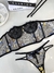 Imagem do Corset Tatá Preto com Azul e Dourado - Alça Removível