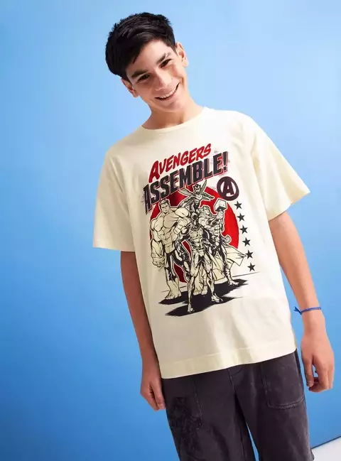 REMERA AVENGERS ASSEMBLE MARVEL