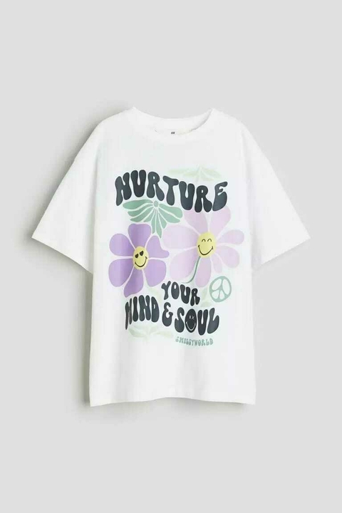REMERA OVERSIZE H&M SmileyWorld®