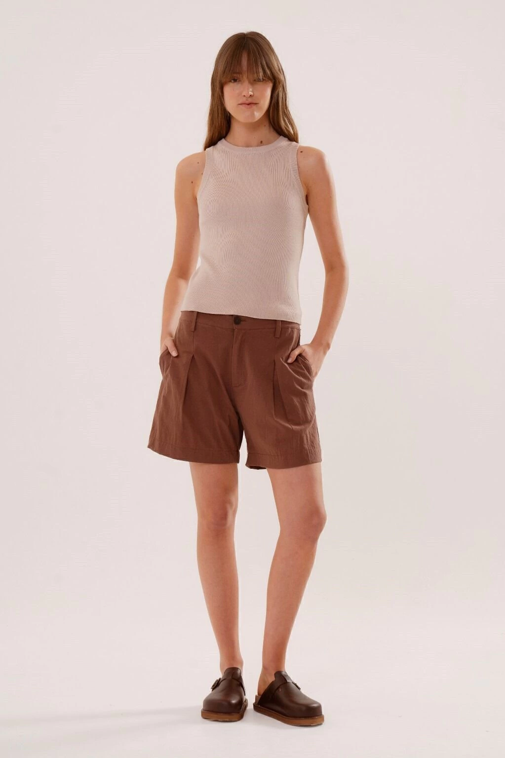 Short Vietri de algodón