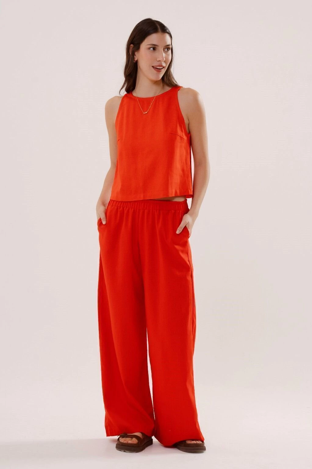 Pantalón Girasole de lino