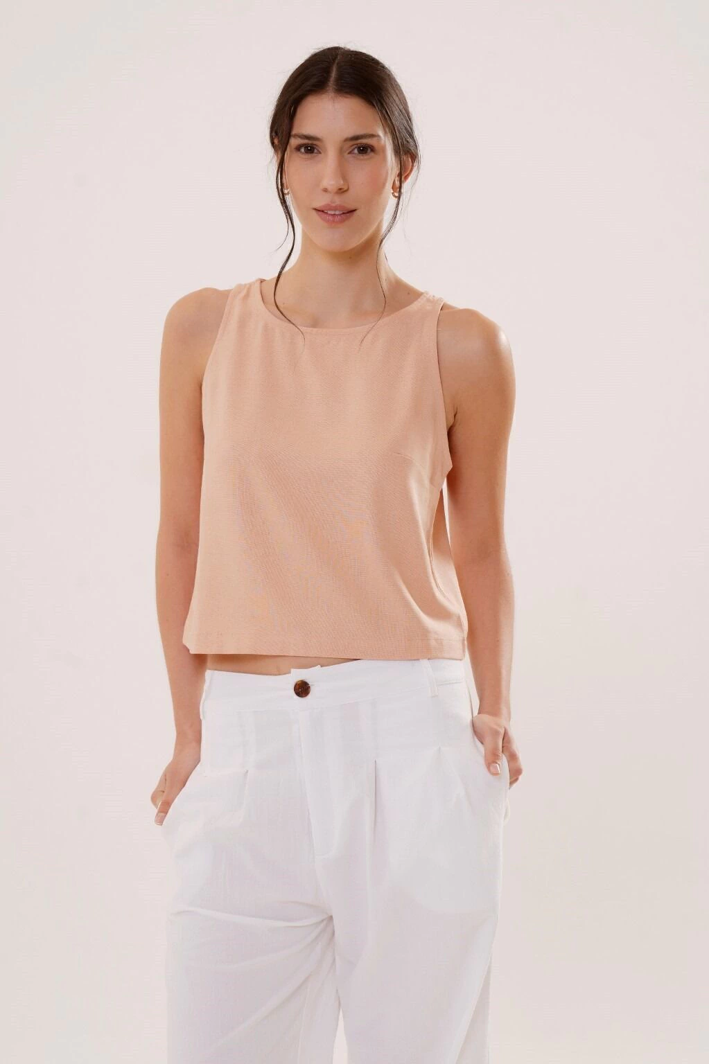 Musculosa Calla de lino