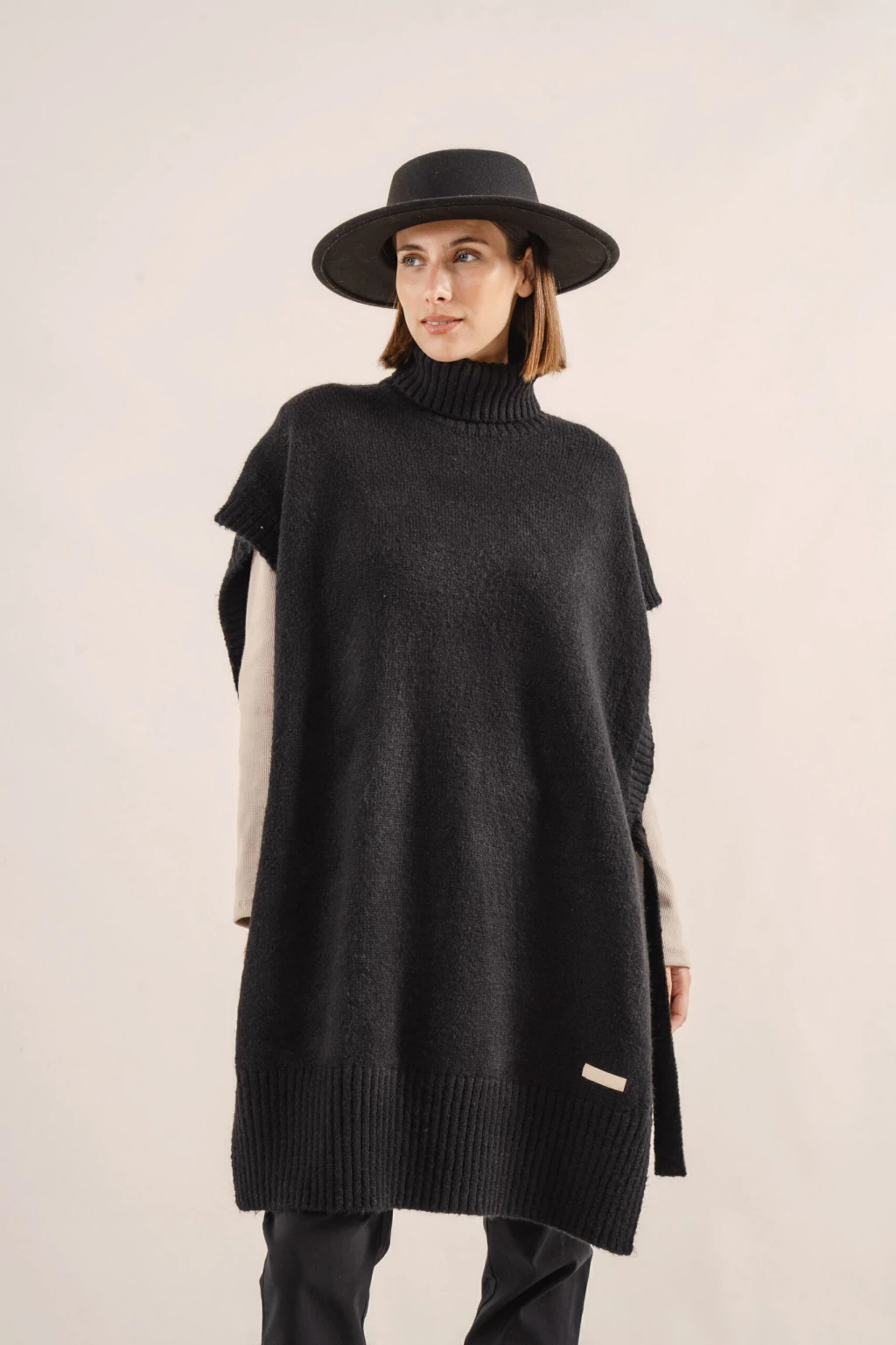 Poncho tejido Camalote