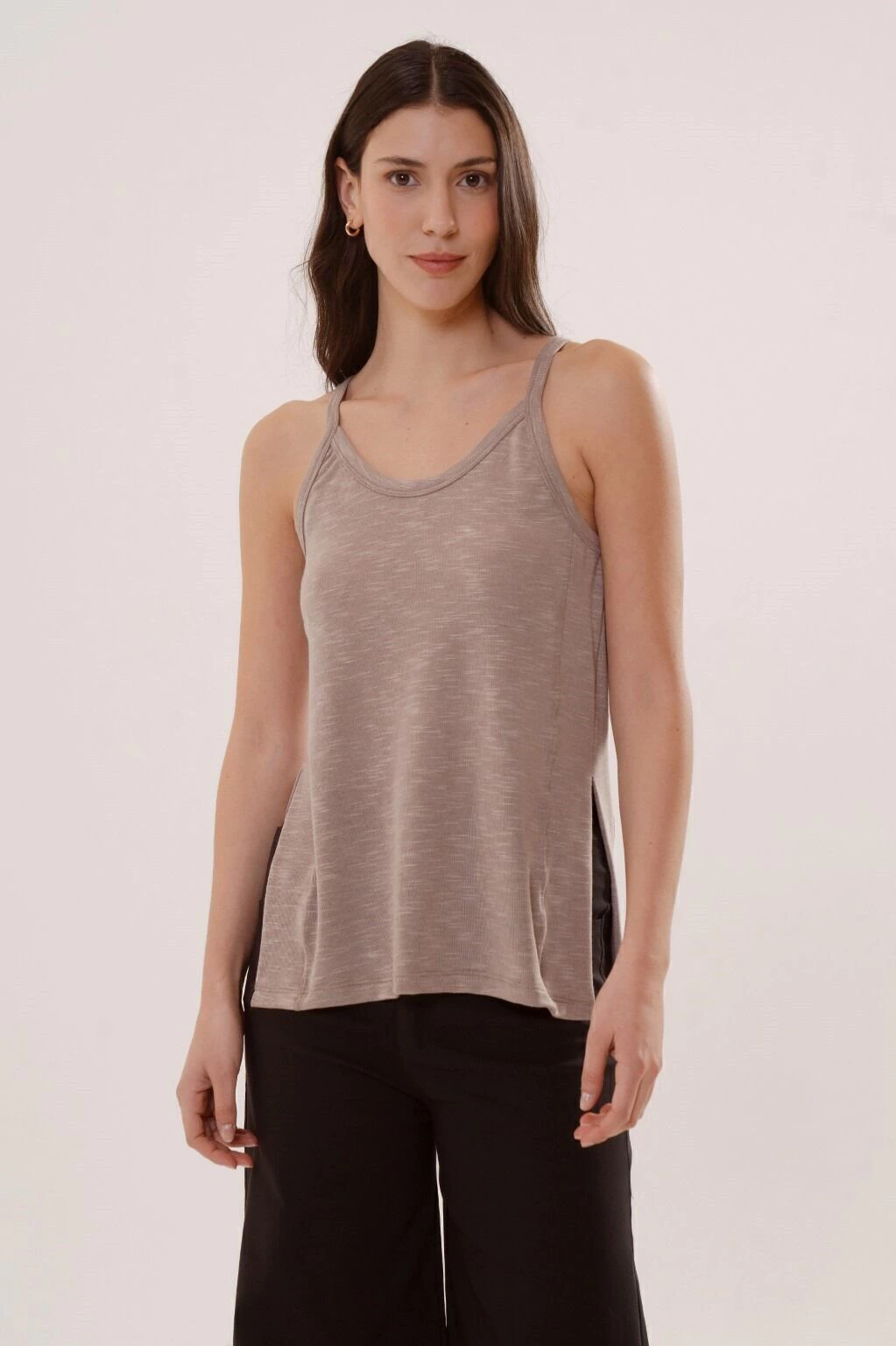 Musculosa Praie de jersey flamé