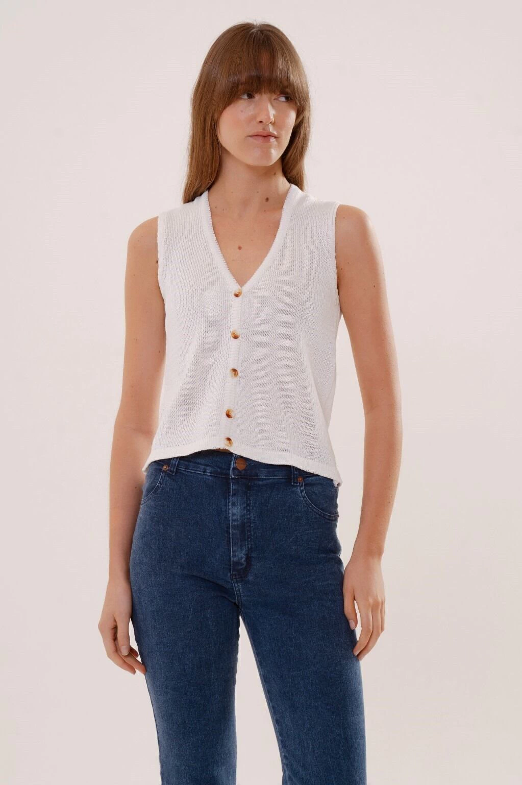 Chaleco Praiano tejido