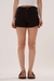 Short con flecos Coralino