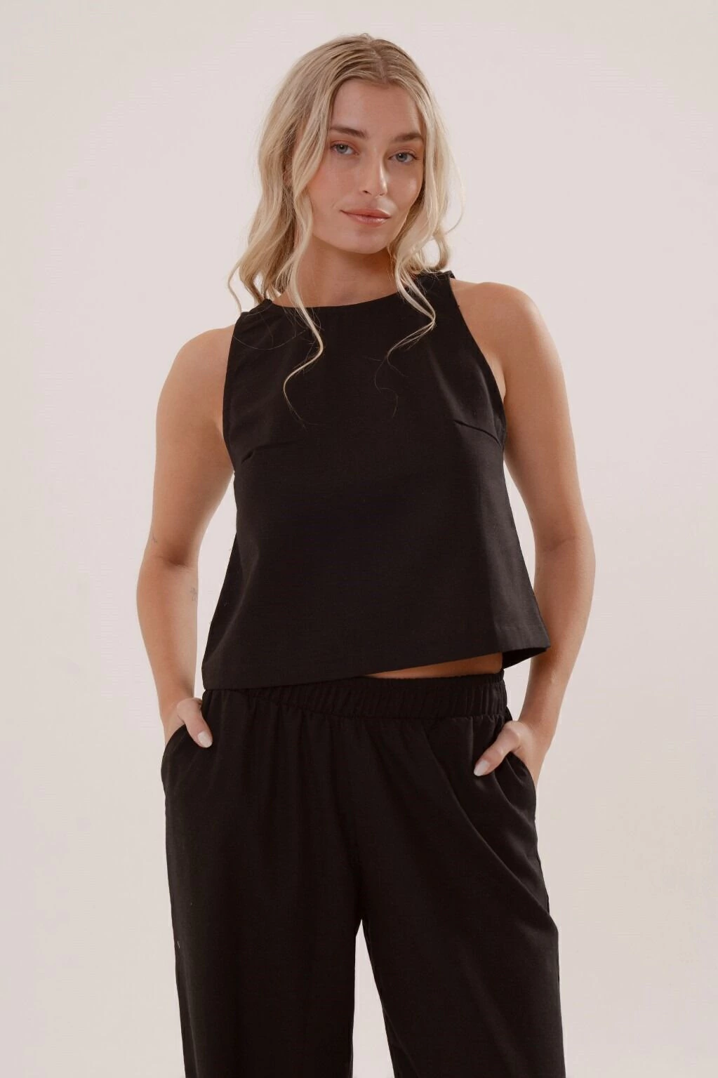 Musculosa Calla de lino