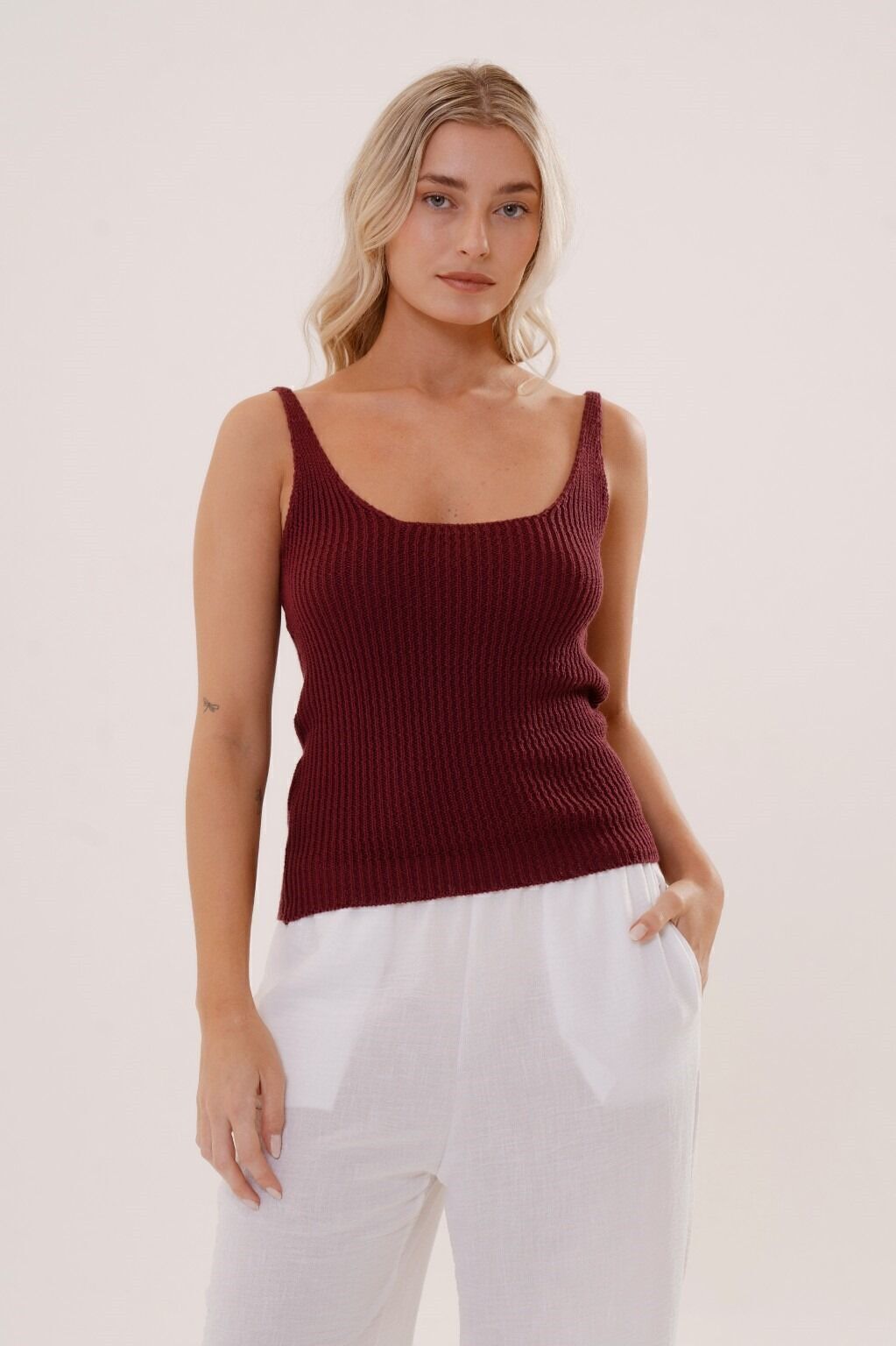 Musculosa Alisso tejida
