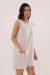 Vestido Spillone de lino - comprar online