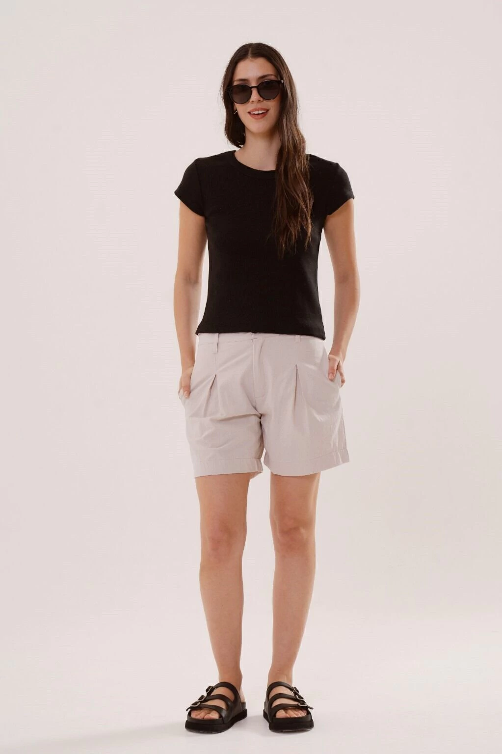 Short Vietri de algodón