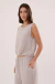 Musculosa Ortensia de lino - comprar online