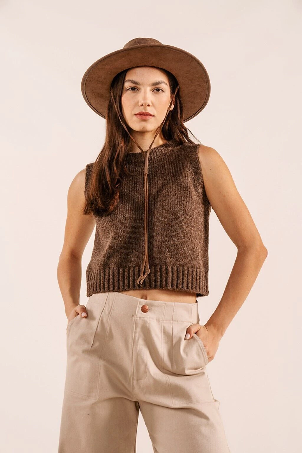 Chaleco tejido Alecrin