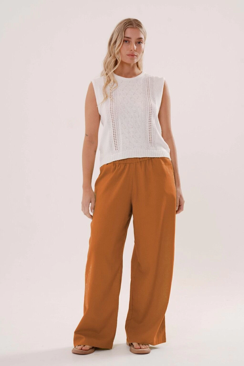 Pantalón Girasole de lino