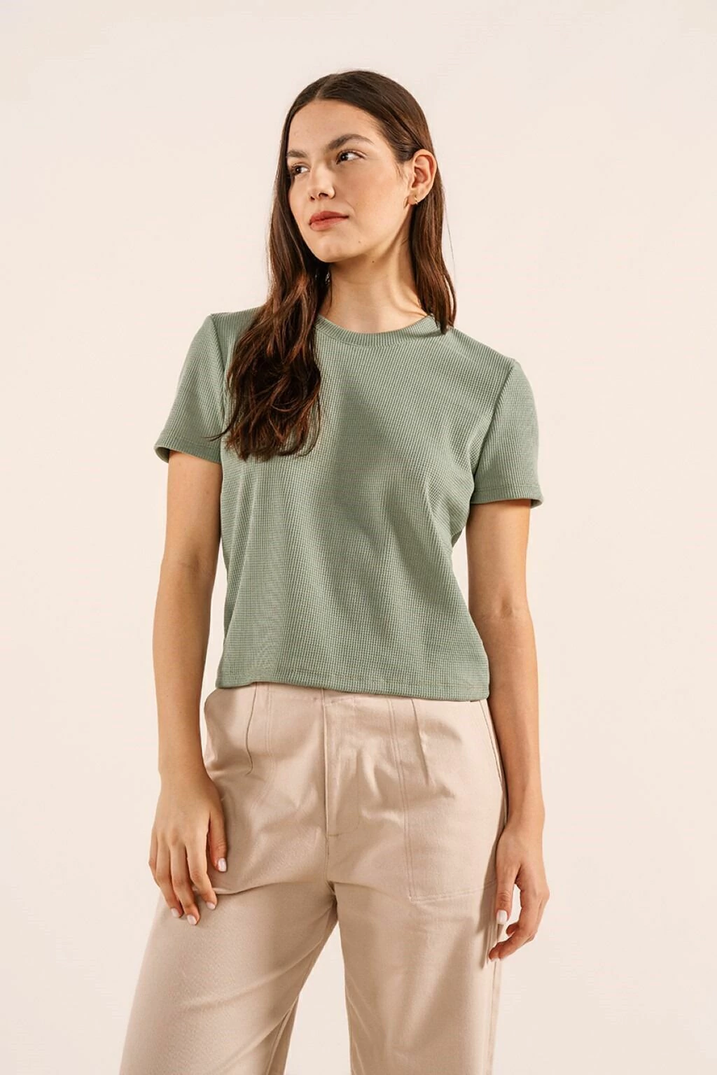 Remera de waffle Cica