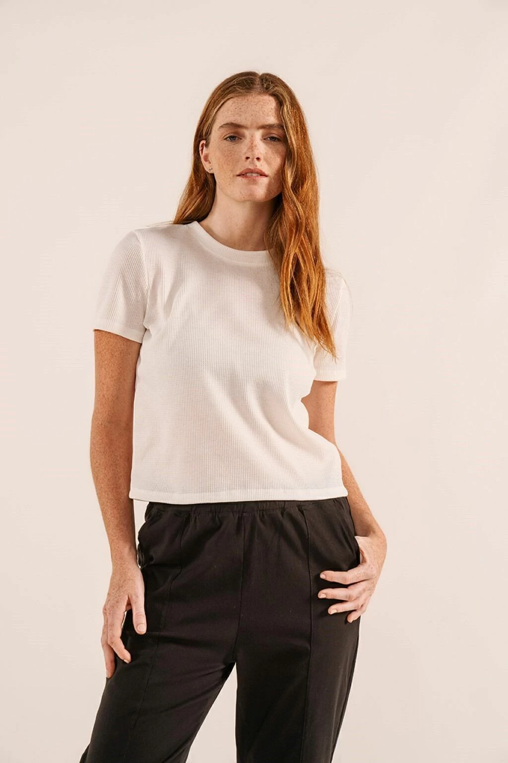 Remera de waffle Cica