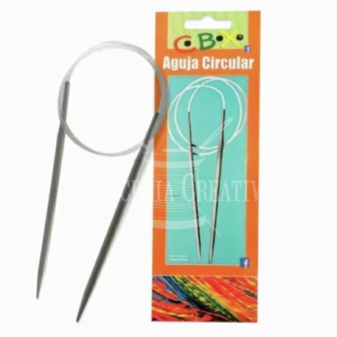 Aguja Circular - cable de 50 cm - marca CBX - por unidad