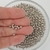 Bolita Plastica Plateada 4mm. Pase Ancho - Orificio 2mm. - comprar online