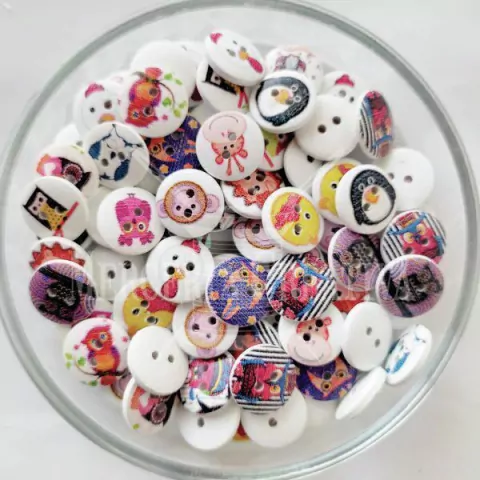 Botón Redondo Animales