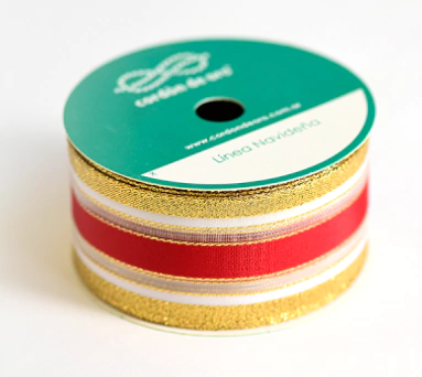 Cinta Navideña Samarian - 40 mm - por 1 mt.