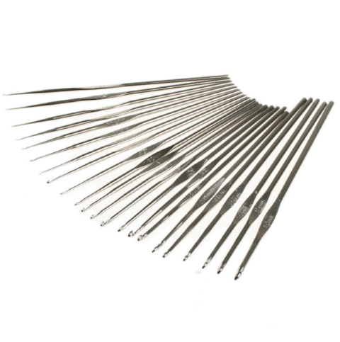 Aguja Crochet Aluminio Finas - Marca Silver o Daily- por unidad - - comprar online