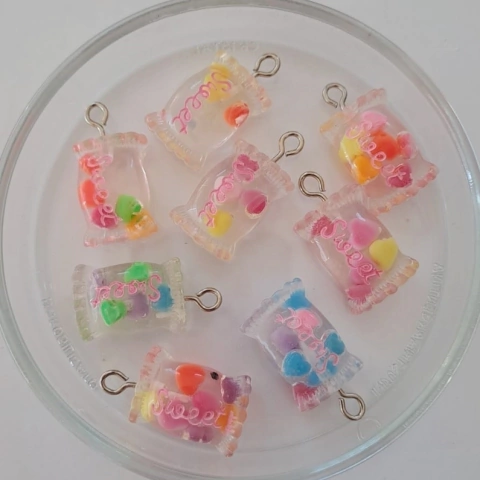 Dije Caramelo de Resina x 1 un.