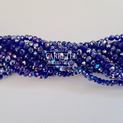 Cristal de Roca 4mm Dona - Azul (419) - (Aprox. 120 un. por Tira) - comprar online
