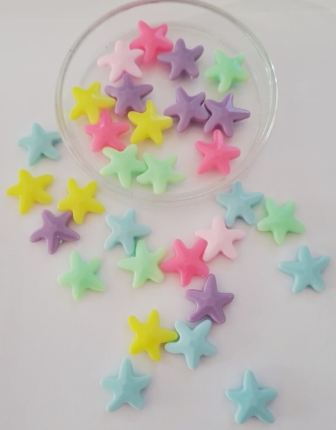 Estrella de Mar Plástica x 5 un. surtidas