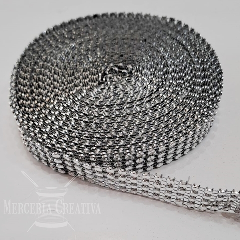 Falso Strass 4 lineas x 50 cm.