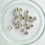 Gema Engarzada Redonda 8 mm- Cristal - por 1 Un. - - comprar online