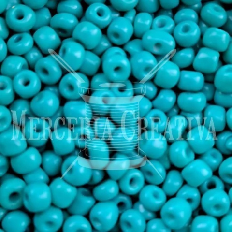 Mostacillón de Vidrio 4mm - Turquesa (111)