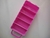 Maletin Organizador 5 Divisiones Rosa - 13 cm Ancho - 26 cm Alto - 5cm Profundidad - MERCERIA CARRETEL