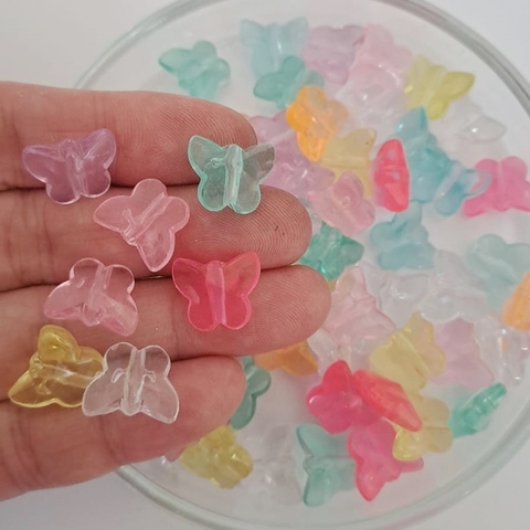 Cuenta Plástica Mariposa Traslucida - comprar online