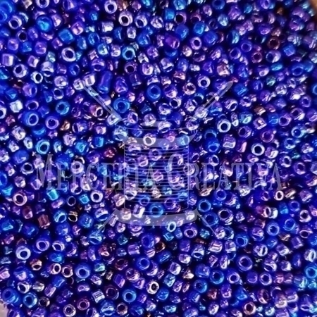 Mostacilla de Vidrio 2mm x 10 grs. - Azul Irisado (213)