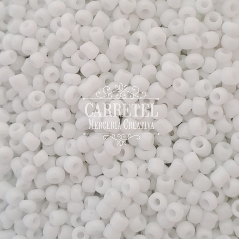 Mostacilla de Vidrio 2mm x 10 grs. - Blanco (209)