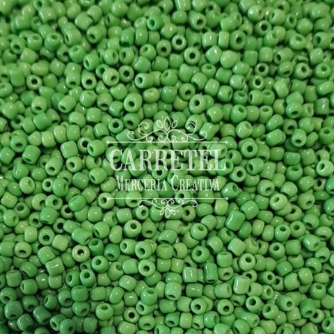 Mostacilla de Vidrio 2mm x 10 grs. - Verde (229) - comprar online
