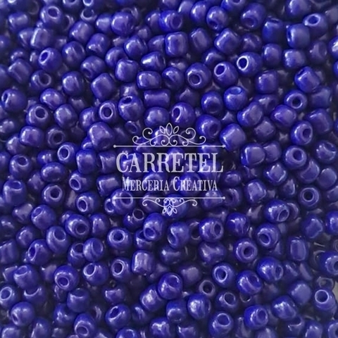 Mostacillón de Vidrio 4mm - Azul (158)