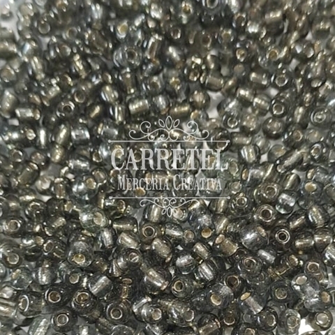 Mostacillón de Vidrio 4mm - Gris Transparente (148) - comprar online