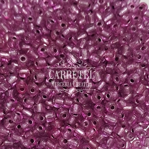Mostacillón de Vidrio 4mm - Rosa Transparente (147) - comprar online