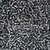 Mostacilla de Vidrio 2mm x 10 grs. - Negro Transparente (212)